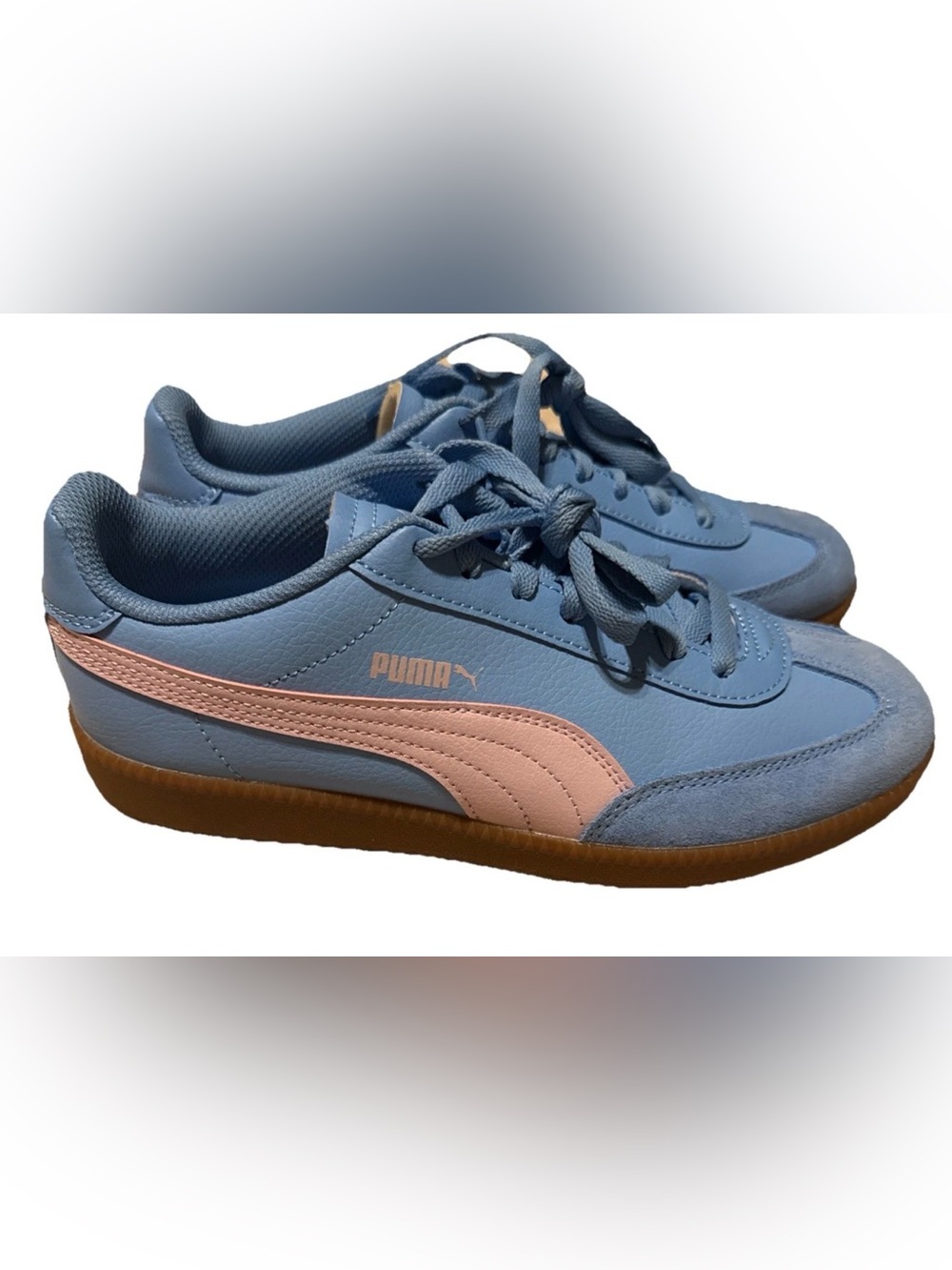 Women’s Puma club II era suede zen blue-magic rose size 9